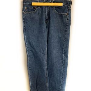 💜 LEVI’S 505 classic straight leg stonewash jean